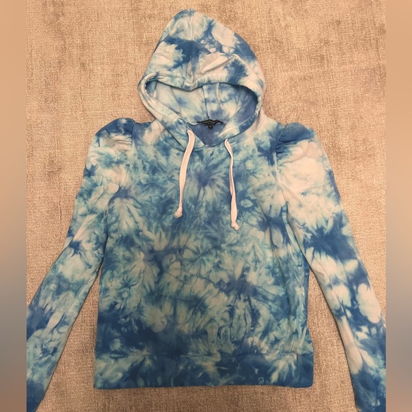 Generation Love Puff Sleeve Tie Dye Sweatshirt - Picture 1 of 3